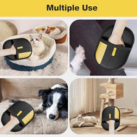 Pet Hair Removal Glove - 2025 Upgraded Electrostatic Pet Hair Remover, Cat & Dog Hair Remover Tool for Couch, Furniture, Carpet, Car Seat, Clothing, Reusable Double Sided Cat Grooming Gloves (2PCS)