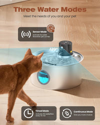 Cat Fountain Filters Replacement: 24 Filters – Essentials for Cats - Cat Water Fountain+6 Filters +3 Sponges - image 3