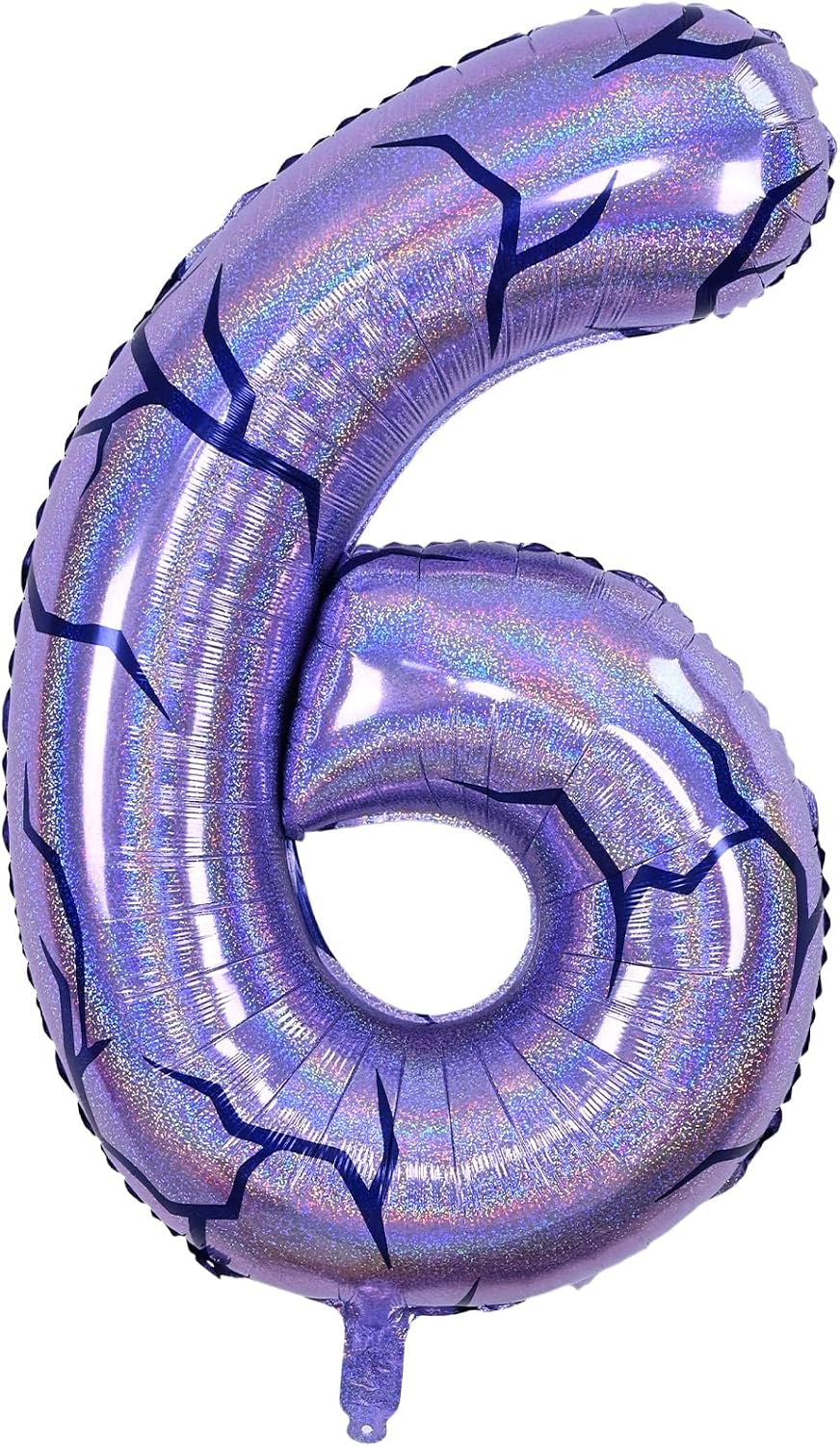 40'' Purple K-pop Number 5 Balloon for Girl 5th Birthday Party - Purple / Number 6 - XXL