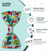 Huxley & Kent Pet Bow Tie for Dogs & Cats - Yard Birds / Small - image 4