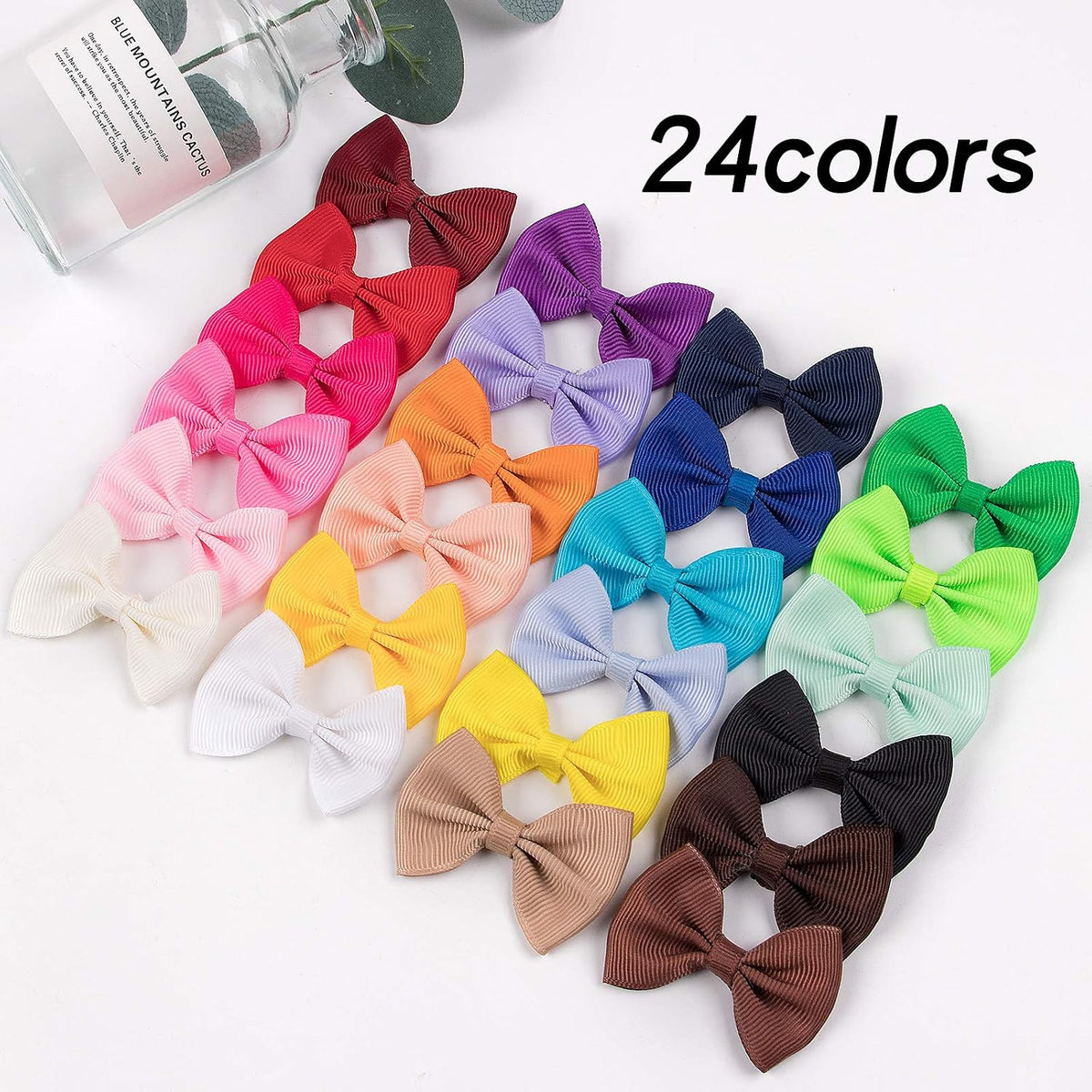 48PCS Dog's Hair Bows Clips - image 2