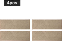 COSY HOMEER Edging Stair Treads Non-Slip Carpet Mat 28inX9in Indoor Stair Runners for Wooden Steps, Edging Stair Rugs for Kids and Dogs, 100% Polyester TPE Backing(4pc, Beige)