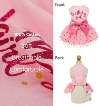 Fitwarm Birthday Girl Dog Tulle Dress - Small / Birthday Girl - image 2