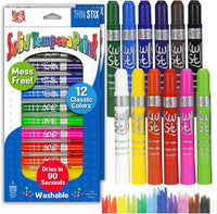 Kwik Stix Solid Tempera Paints, Thin Stix Paint Pens