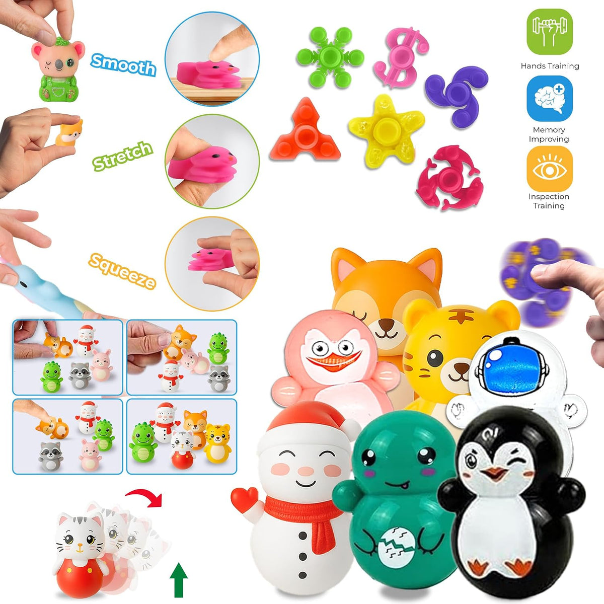 125 Pcs Party Favors Fidget Toys Pack - image 3