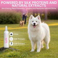 BioSilk for Dogs Silk Therapy Detangling and Shine Spray - 8 Fl Oz (Pack of 2) - image 4