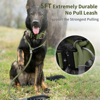 Strong Slip Rope Dog Training Leash - 1/2" x 5ft / Army Green - image 2