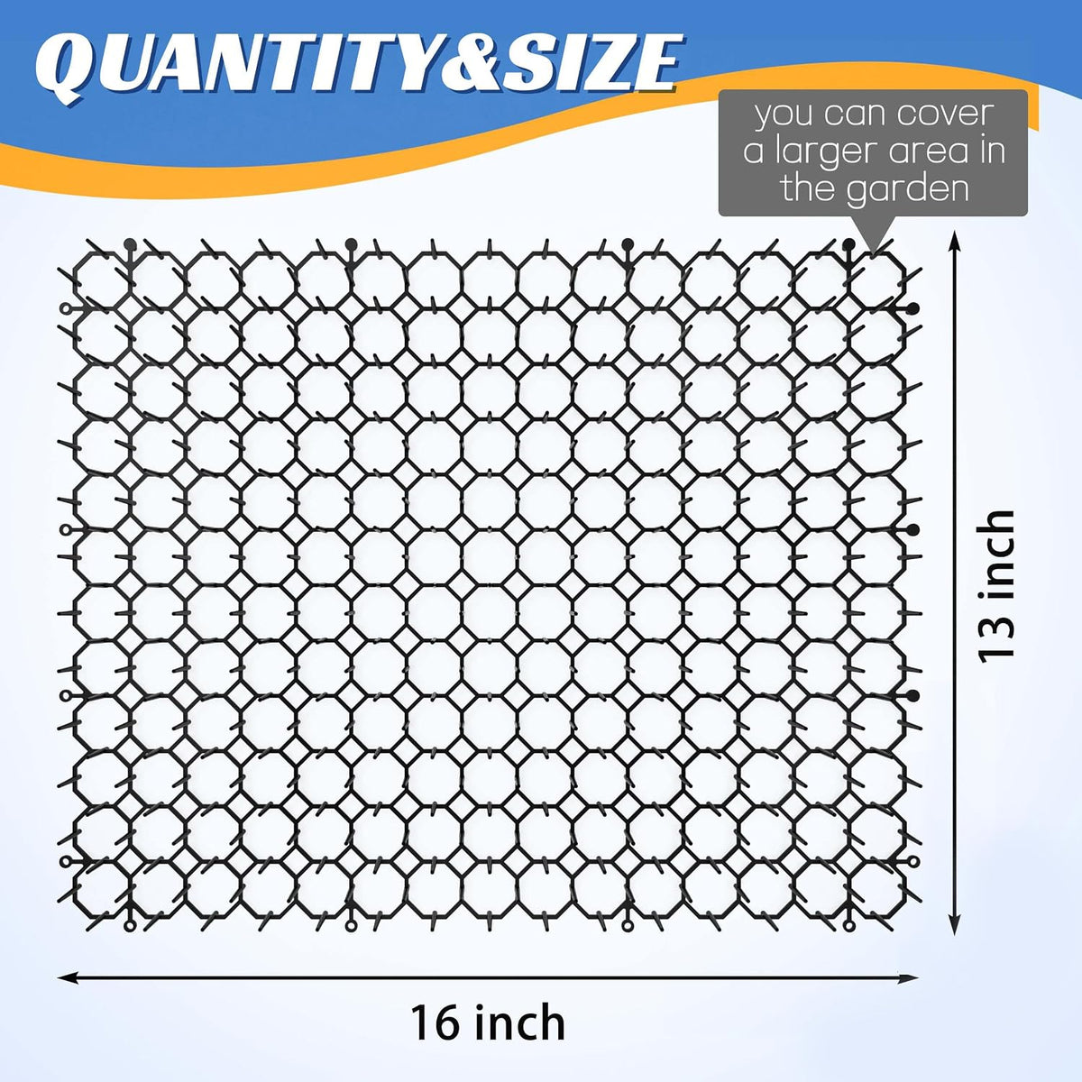 16 X 13 Inch Scat Mat for Cats - 16 Pack / black - image 4