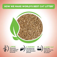 World's Best Cat Litter, Multiple Cat, Unscented, Odor Control - 32 lb - image 3