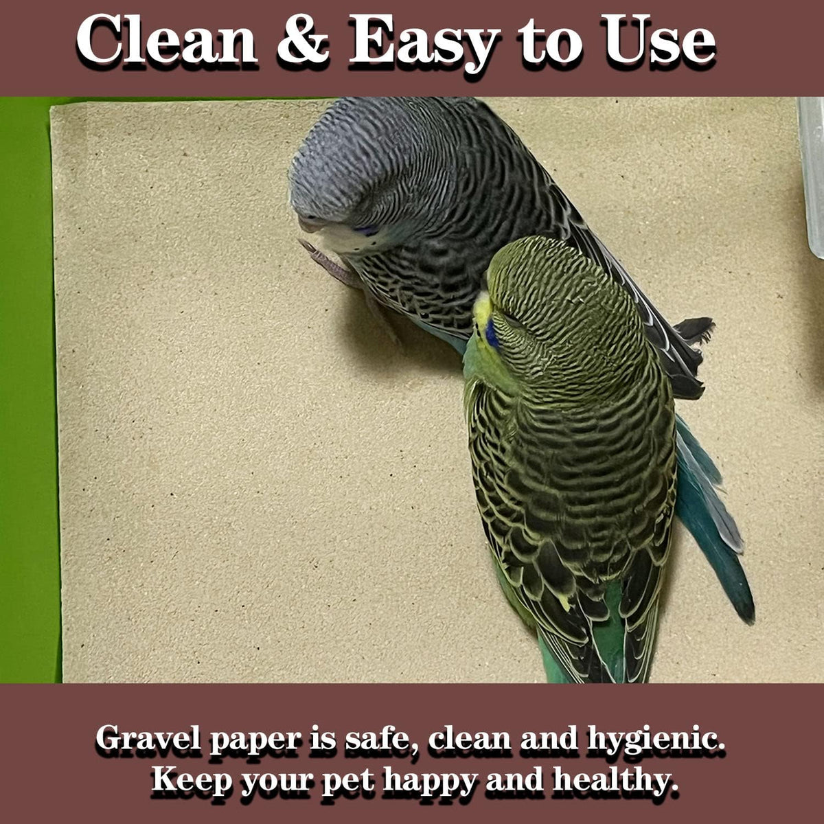 30 Pack Bird Cage Liners, 11x17 Inch Sand Paper Bird Cage Accessories – Essentials for Birds - 30 - image 2