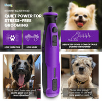 Diamondg cordless dog nail grinder with LED light tip and USB-C charging - view 2