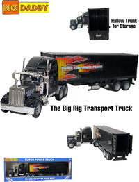 Big Daddy Heavy Duty Tractor Trailer Cargo Transporter with Cargo Hold – Fun for Kids & Family - image 2