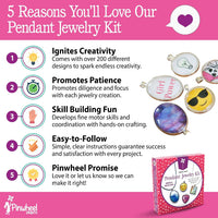 Pinwheel Crafts friendship bracelet kit with 100 floss threads, beads and storage bag - view 14