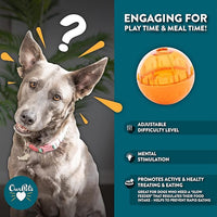 OurPet's IQ Treat Ball Interactive Food Dispensing Dog Toy , Assorted Colors