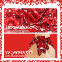 PAWCHIE Dog Bandanas Small Reversible Styles Pet Triangle Scarf Bibs - Polka Dots / Small - image 4