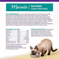 Wellness Complete Health Cubed Adult Wet Cat Food, Natural, Protein-Rich, Grain Free, 3 Ounce, 24 Pack, (Tuna Entrée)