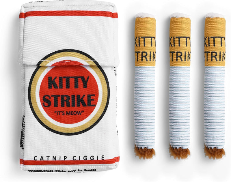Nocciola 3 Pack Catnip Toys for Cats - White for Strong Chewers