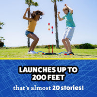 Stomp Rocket Original Dueling Rocket Launcher for Kids - Dueling Launcher + 4 Rockets - image 3