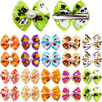 PET SHOW 20 pack Halloween dog hair bows on alligator clips - view 4