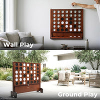 SPORT BEATS giant wooden 4 in a row connect game with catch tray and plastic coins - view 6