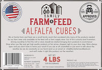 | Alfalfa Hay Food | Small Pet | Young and Adult | Cubes | 4 Pounds