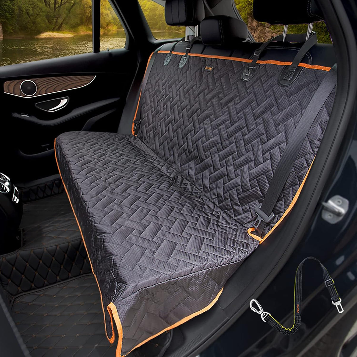 Heavy Duty Back Seat Cover for Truck - Regular for Car/SUV/Small Truck