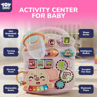 TOY Life 3-in-1 Baby Push Walker & Activity Center, 12+ Months - Pink - image 3