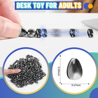 Fidget Toys for Adults, Stocking Stuffers For Teen Boys Metal Squishy Squeeze Toys Cool Gadgets - Black / 300 - image 4