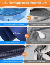 Meowant Extra Large Dog Pool Foldable 97'' - 7XL-120'' × 20'' - image 4