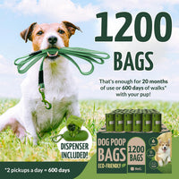 Reli. Biodegradable Dog Poop Bags w/Holder – Essentials for Dogs - image 3