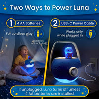 Kids Pink Book Projector, 5 Read Aloud Fairytale Stories - Super Blue Projector Bundle - image 4