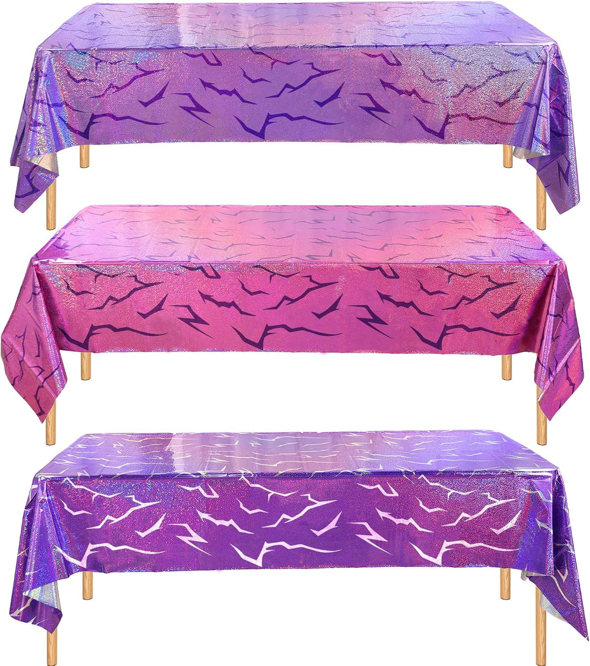 3PCS Demon Hunters Birthday Tablecloth Decorations - Demon Hunters Tablecloth