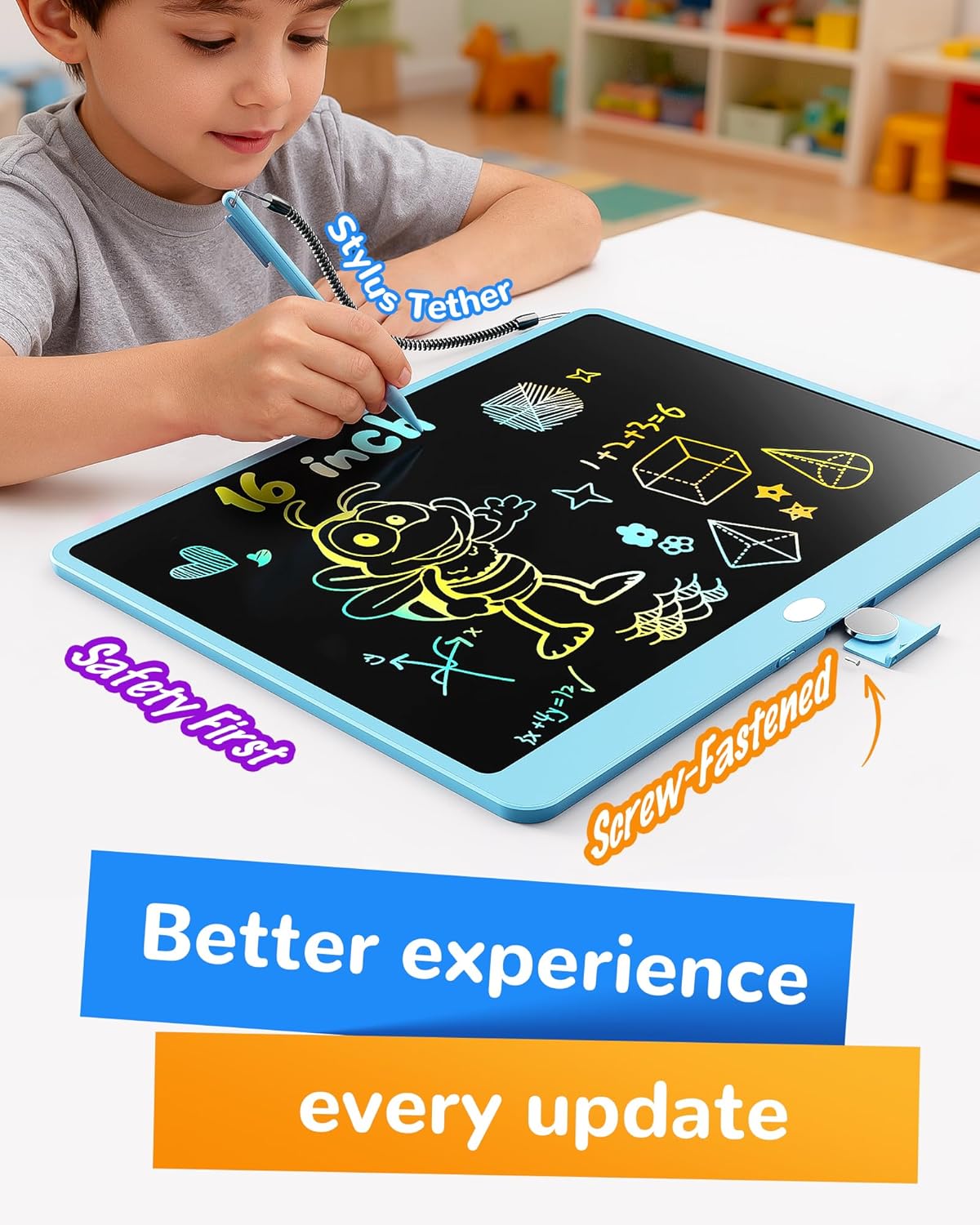 KOKODI LCD Writing Tablet - Blue / 16in - image 3