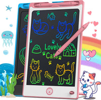 Hockvill LCD Writing Tablet for Kids 8.8 Inch - 6"W x 9"H / Pinkblue