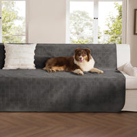 Bedsure Waterproof Couch Cover for Sofa and Dogs Quick Drying - 52x82 inch / Charcoal