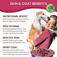 Olewo Original Red Beets for Dogs – Natural Anti Itch for Dogs, Dog Food Topper, Immune, Cleansing, Skin & Coat Support, Dehydrated Whole Food Dog Multivitamin, Fiber for Dogs, 1 lb