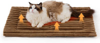 Bedsure ComfyFleece Self Warming Cat Bed Mat - Caramel / 30.0"L x 20.0"W