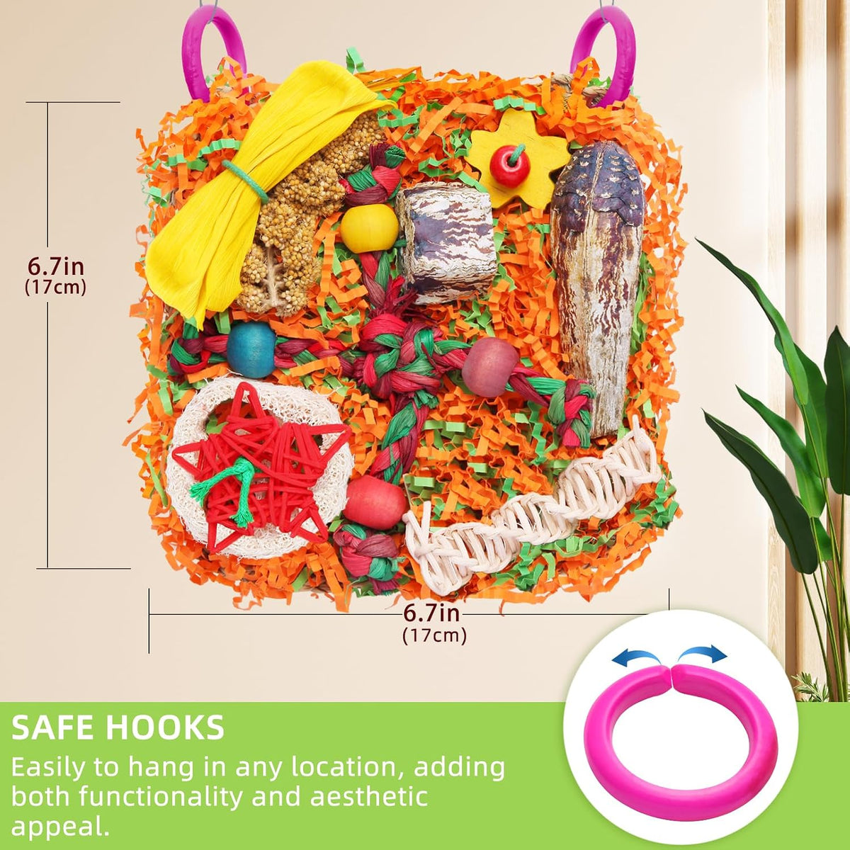 Bird Toys for Small & Medium Parrots - 1 PCS - image 4