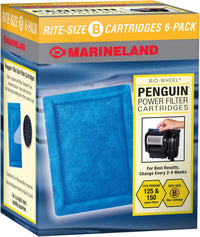 Marineland Bio-Wheel Penguin Rite-Size C Aquarium Filter Cartridge - 6-Count / Size B
