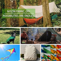 9KM DWLIFE Nylon Ripstop Fabric, 6 Color Set: 60x39 Inch - #03 Dark Grey / 3Meter: 60"x117" - image 4