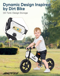 RIDYEE Toddler Balance Bike 2 Year Old - WhiteSport - image 2