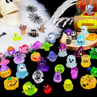 44Pcs Halloween Mini Ghost Figurines 44 Styles Luminous Resin - 44pcs-luminous Figurines - image 4