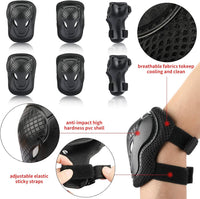 Kids Bike Skateboard Helmet Pad Set - S(18"-20.5"/ 2 -7years) / Black - image 4
