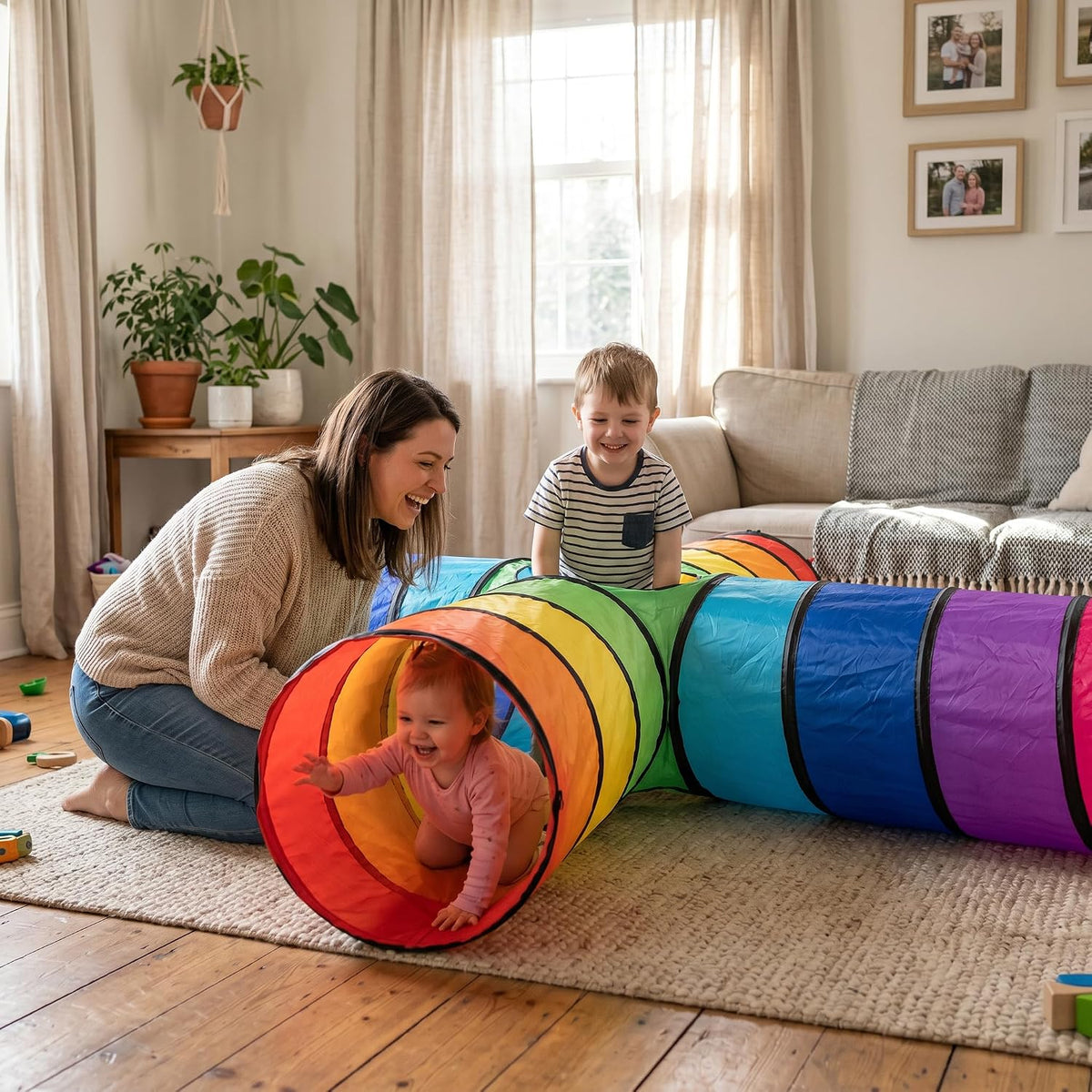 Kids Play Tunnel Tent for Toddlers - 1 Pc Xxl - image 3