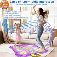 SUNLIN Dance Mat for Girls Ages 3-8 - Purple - image 4