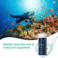 6 in 1 Aquarium Test Strips, 150 Strips Aquarium Water Test Kit for Fish Tanks & Ponds, Accurate Test Monitoring, Nitrate, Nitrite, Chlorine, Carbonate, Hardness, pH