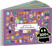 Cupkin Animal Habitats Sticker Book, 12 Coloring & Activity - Fun With Grandma