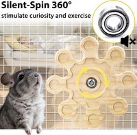 2Pcs Rotating Chinchilla Chew Toys - 1pc / Large - image 3