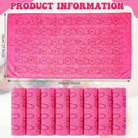 Peryiter 8 Pcs Dog Drying Towels Bulk 55'' x 28'' Pet Grooming - Pink - image 2
