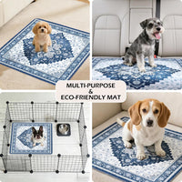 Washable Pee Pads for Dogs 72"x72" Reusable Dog Pads Extra Large - Blue / 36x41 Inch (Pack of 2) - image 3